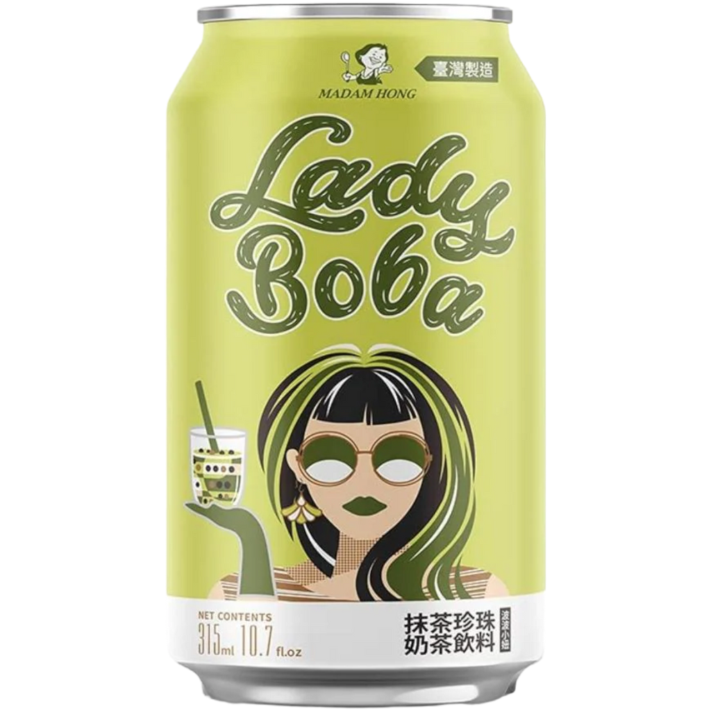 Madam Hong Lady Boba Matcha Latte Bubble Tea Drink 315ml