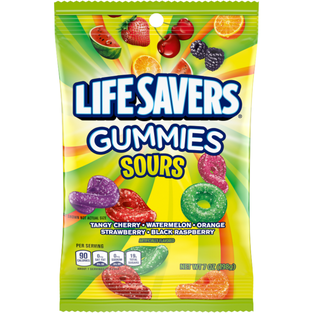 Lifesavers Gummies Sours - 7oz (198g)