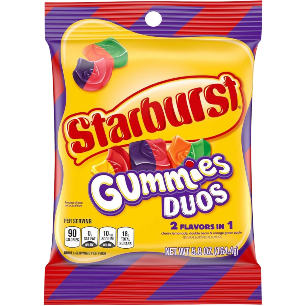 Starburst Gummies Duos Peg Bag - 5.8oz (164.4g)
