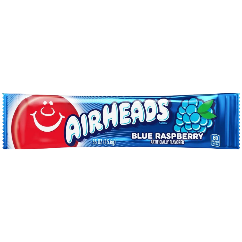 Airheads Blue Raspberry Bar - 0.55oz (15.6g)