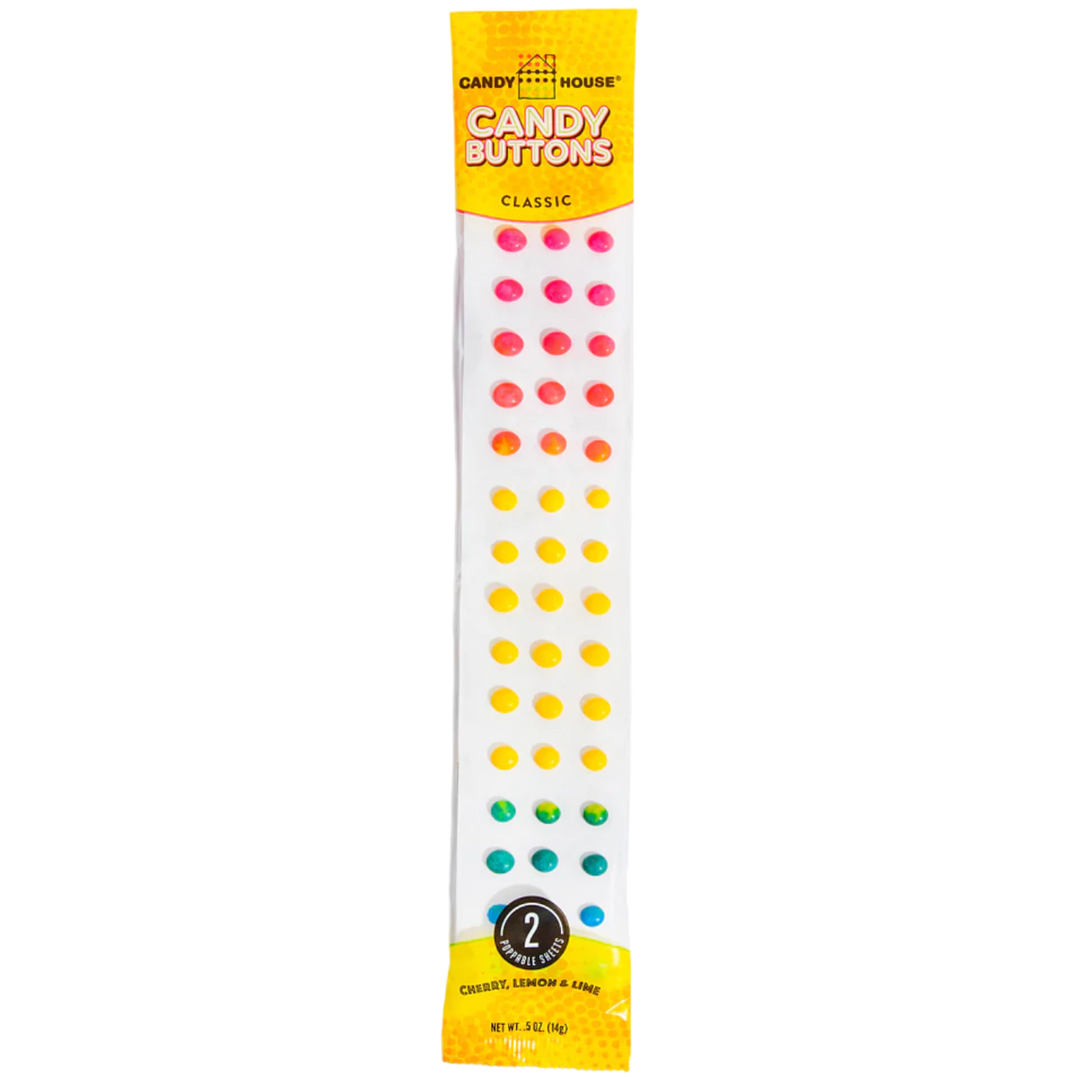 Candy Buttons 0.5oz (14g) Poppin Candy