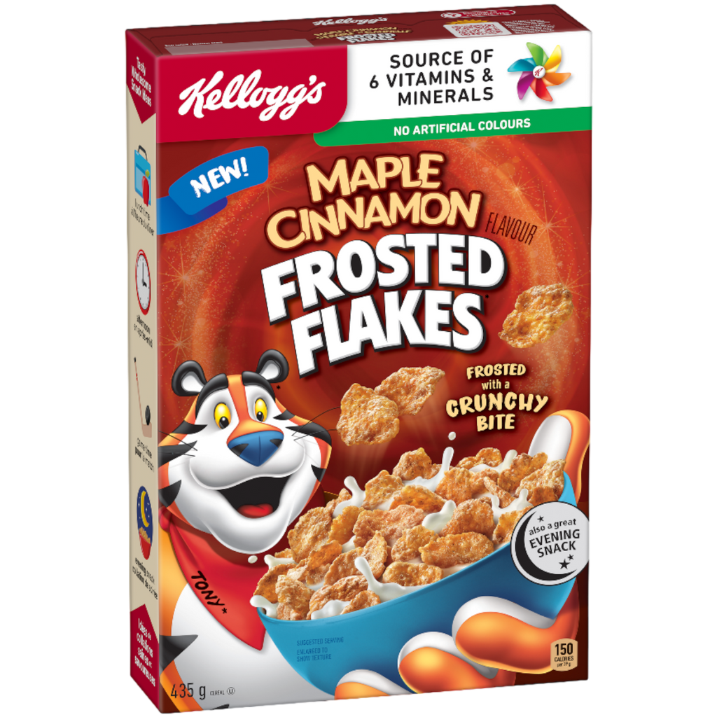 Kellogg's Maple Cinnamon Frosted Flakes (Canada) - 15.3oz (435g)