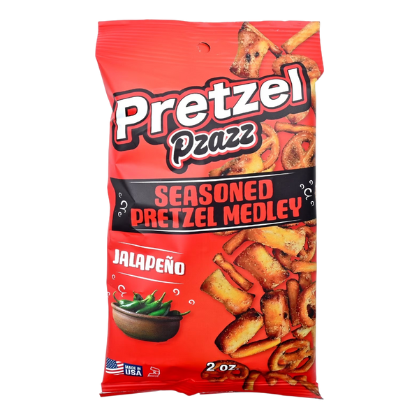 Pretzel Pzazz Jalapeno 2oz (57g) – Poppin Candy