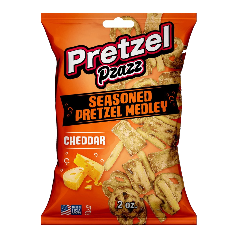 Pretzel Pzazz Cheddar 2oz (57g)