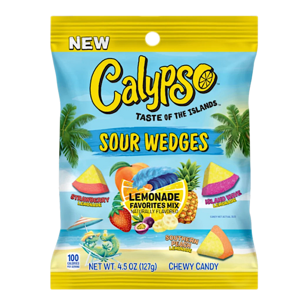 Calypso Sour Wedges Lemonade Favourites Mix - 4.5oz (127g