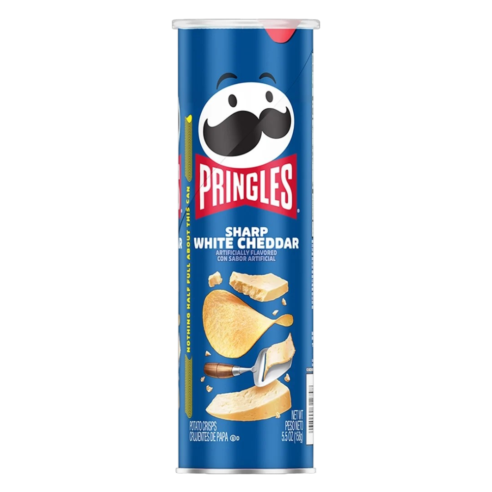 Pringles Sharp White Cheddar - 5.58oz (158g)