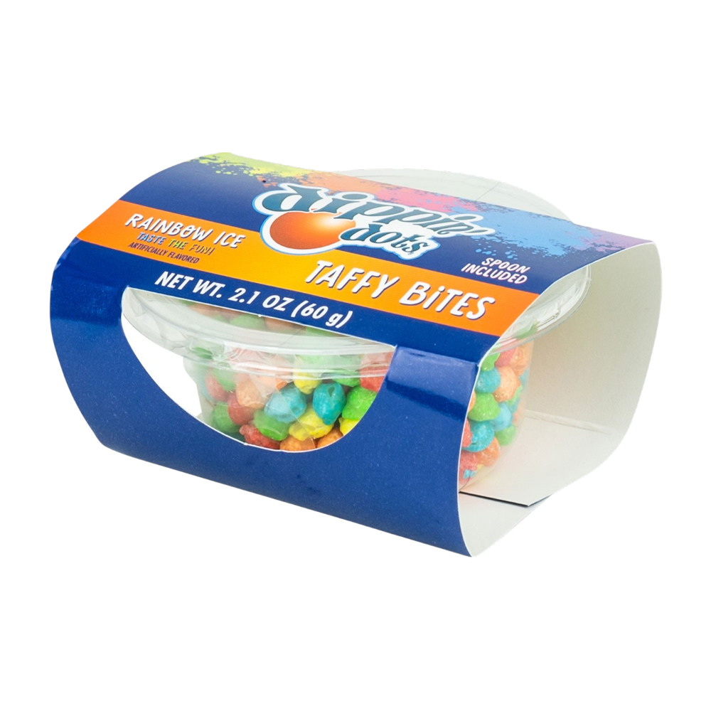 Dippin' Dots Taffy Bites Rainbow Ice Cup - 2.1oz (60g)