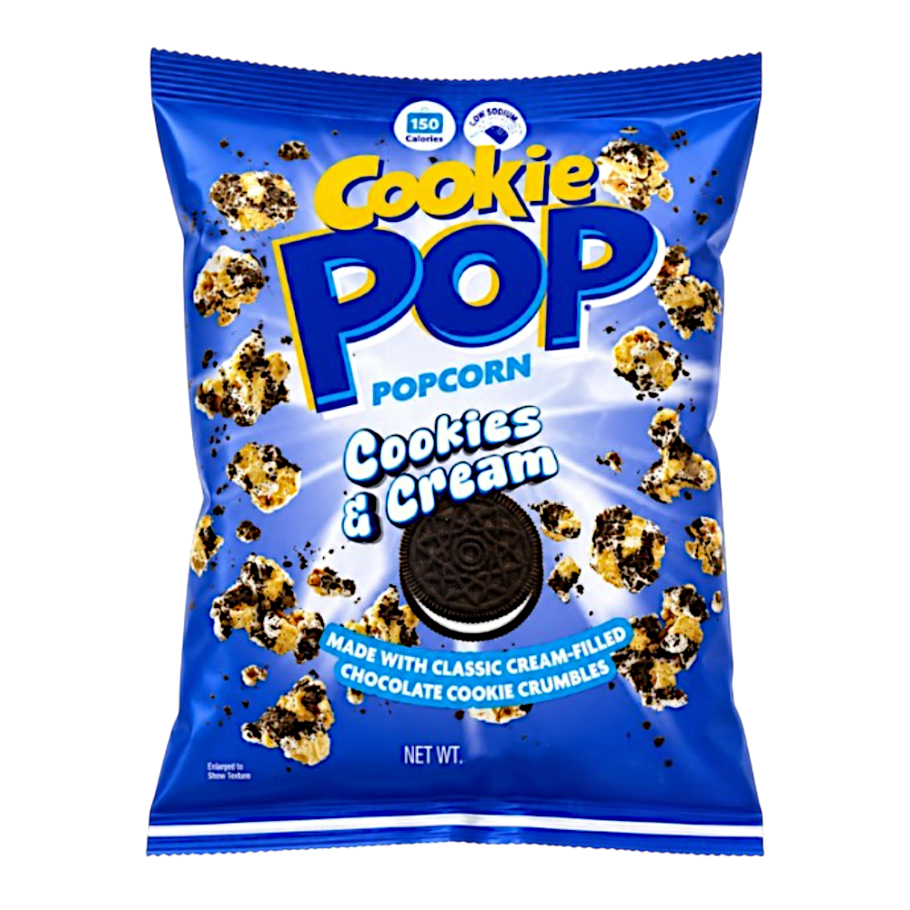 Cookie Pop Cookies & Cream Popcorn - 1oz (28g)