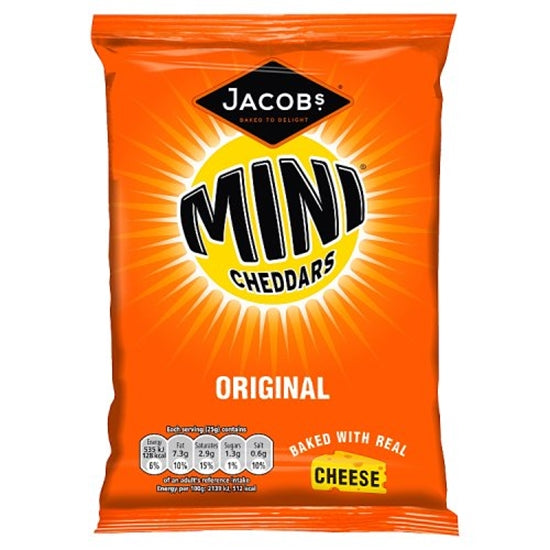 Mini Cheddars Original Grab Bag 50g