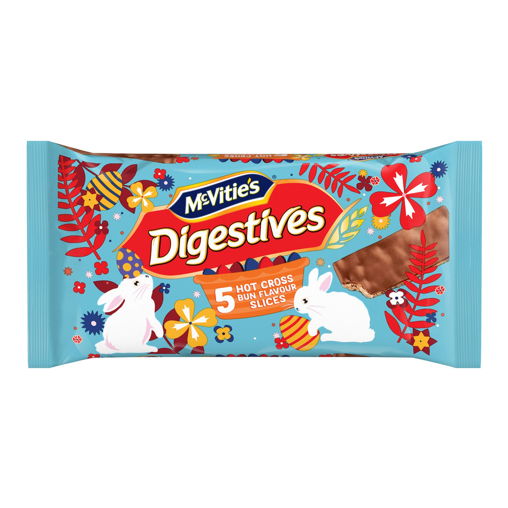 McVitie's Digestives 5 Hot Cross Bun Flavour Slices 114.1g