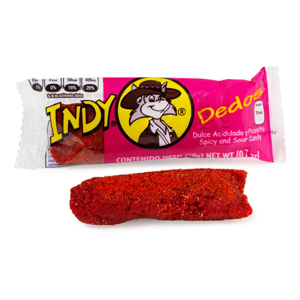 Indy Dedos Spicy & Sour Mexican Candy - 0.7oz (20g)