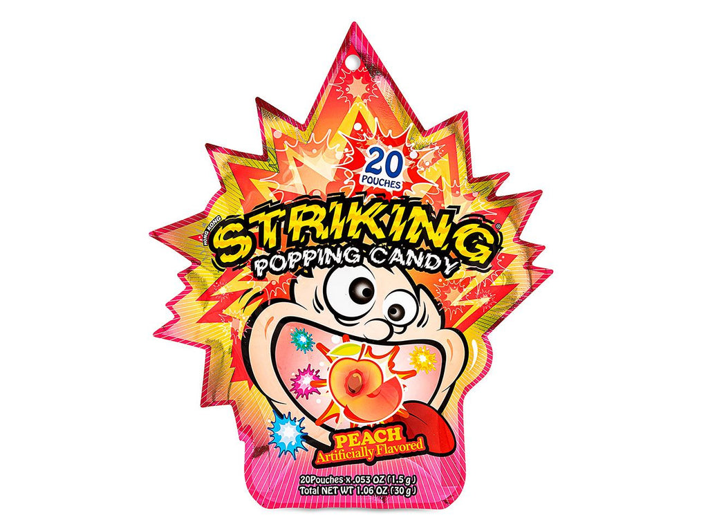 Striking Popping Candy Peach Flavour - 30g