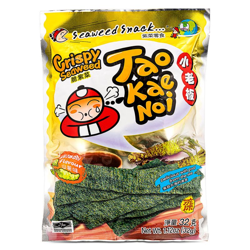 Taokaenoi Crispy Seaweed Wasabi Flavour - 36g