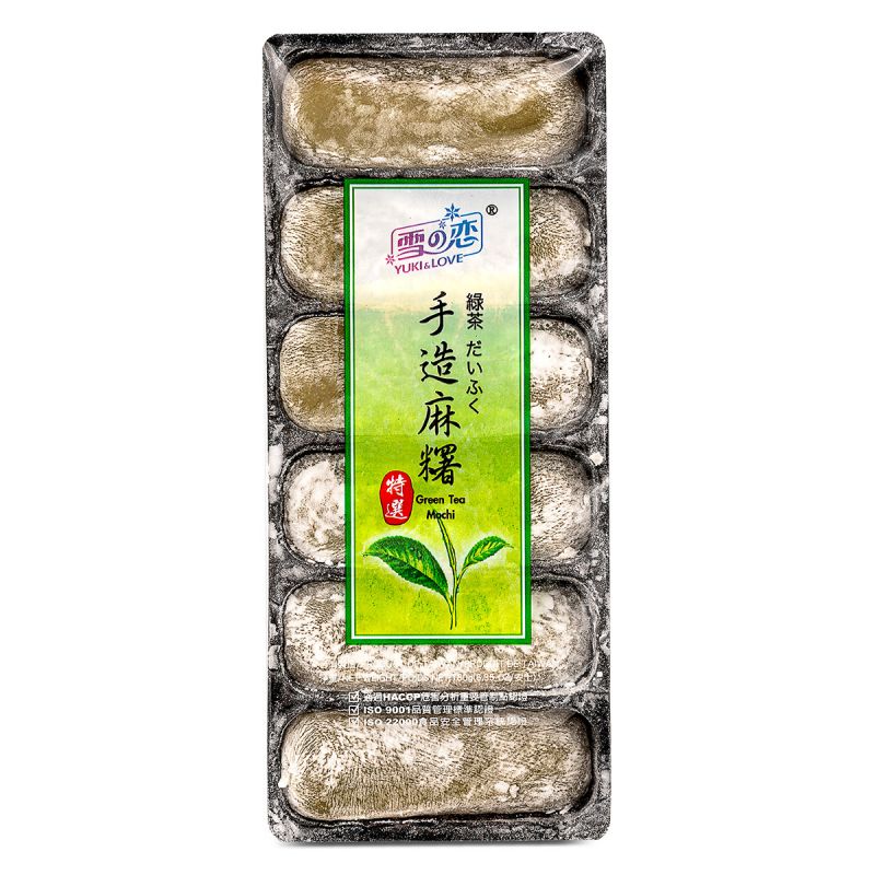 Yuki & Love Handmade Mochi Green Tea Flavour - 180g