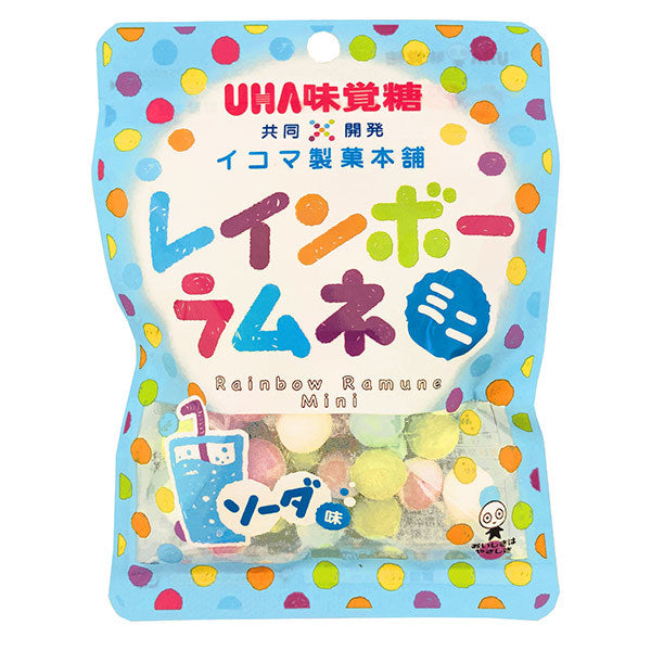 Mikakuto Rainbow Ramune Soda Flavoured Mini Tablet Candy - 40 g