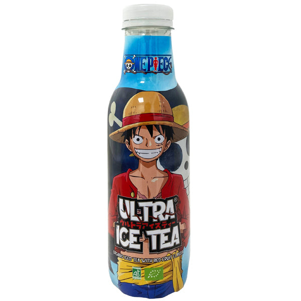 One Piece Ultra Ice Tea - Luffy - Red Fruit Flavour - 500 ml