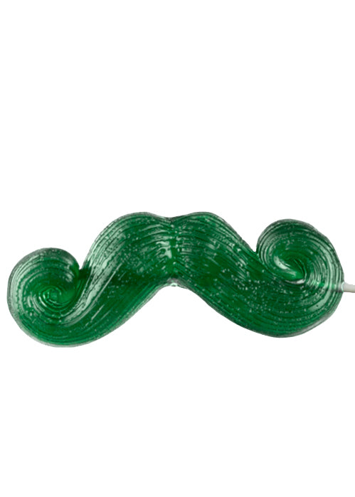 Gummy Mustache Two Pack - Green Apple