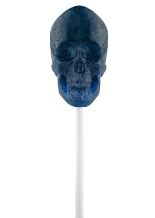 Giant Gummy Skull on a stick - Blue Raspberry