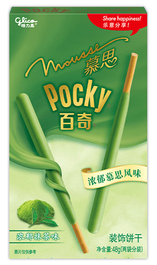 Pocky Sticks Green Tea Mousse - 48g