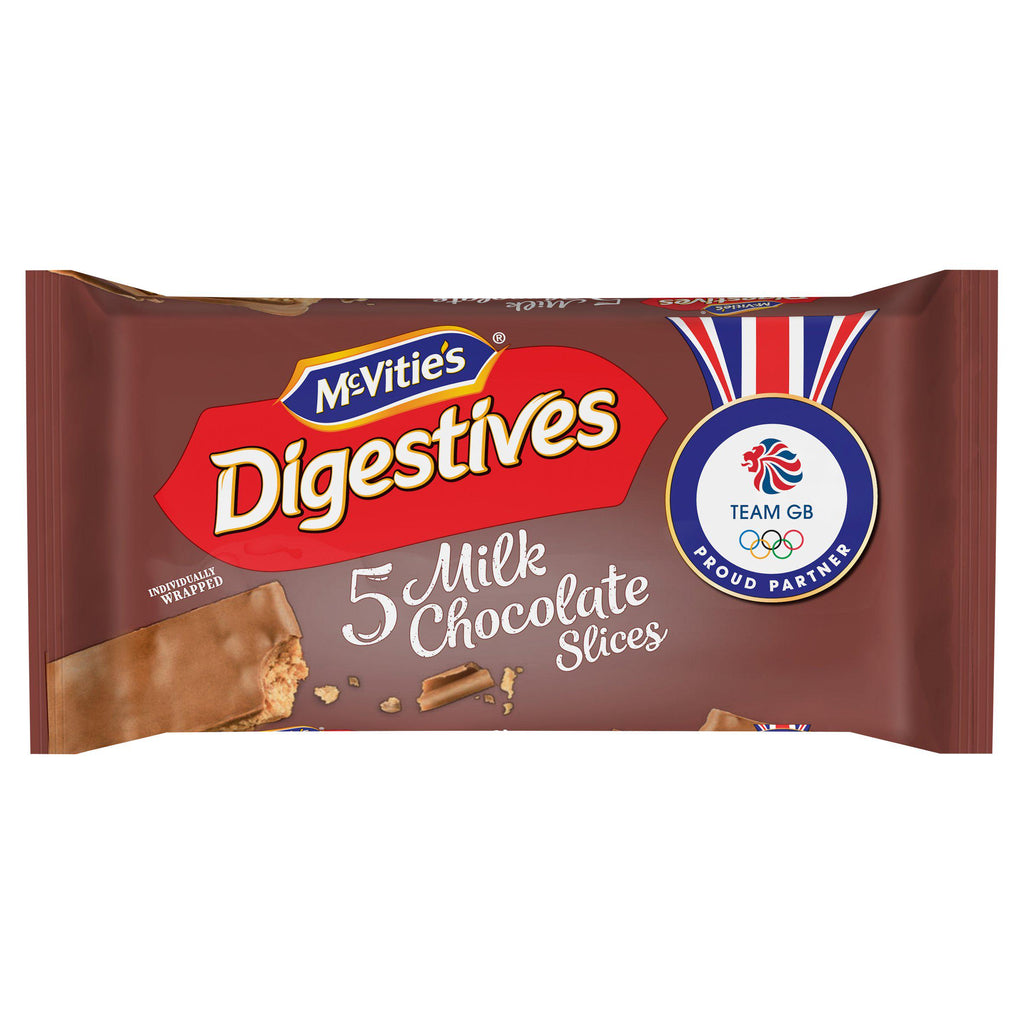 McVitie's Digestive Chocolate Slices x5