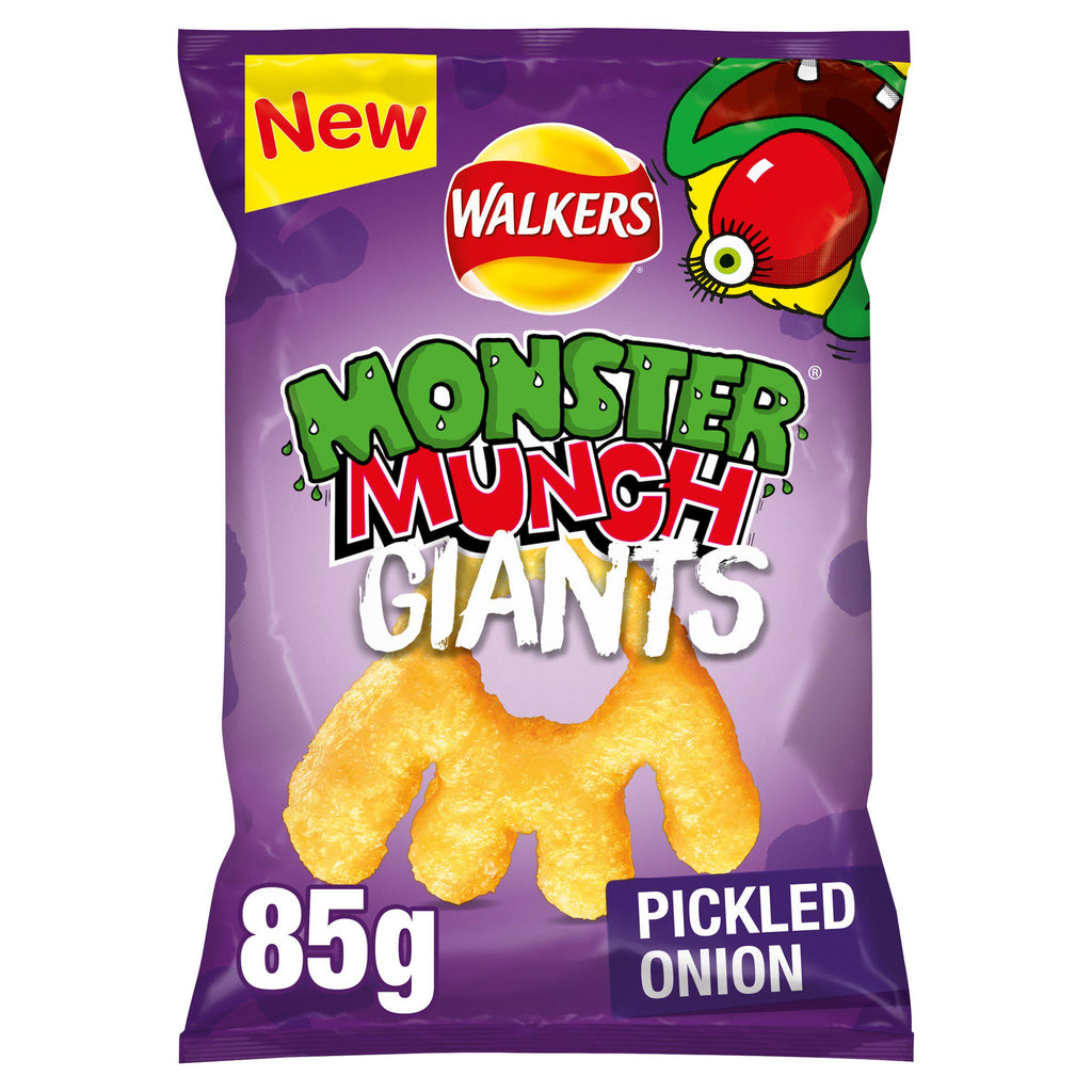 Walkers Monster Munch Giants Pickled Onion 85g
