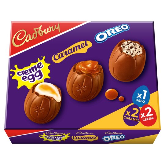 Cadbury Mixed Filled Chocolate Egg 5 Pack 191G