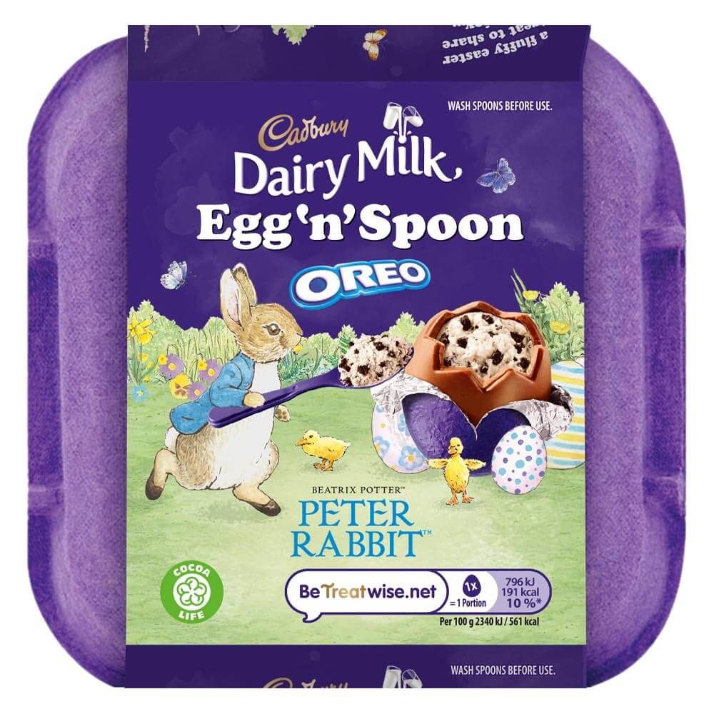 Cadbury Dairy Milk Egg 'N' Spoon Oreo 128g