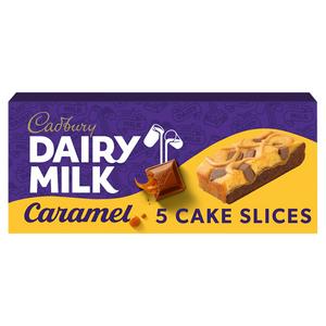Cadbury Dairy Milk Chocolate Caramel Cake Slices x6