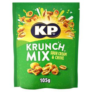 KP Krunch Mix Sour Cream & Chive Peanut & Snack Mix 105g