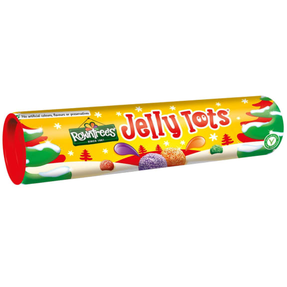 Rowntree's Jelly Tots Sweets Giant Tube - 4.05oz (115g)