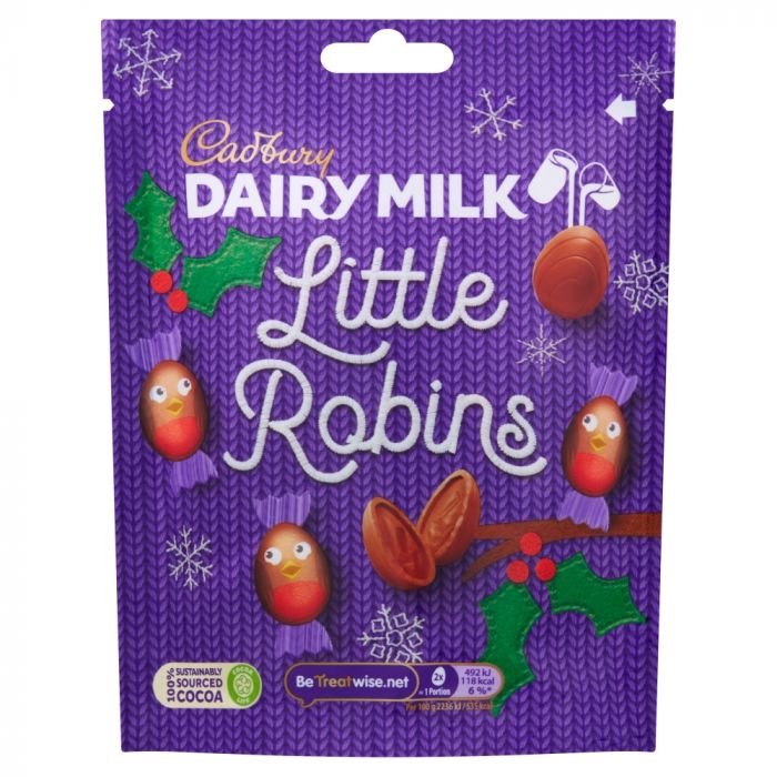 Cadbury Dairy Milk Little Robins Bag 77g