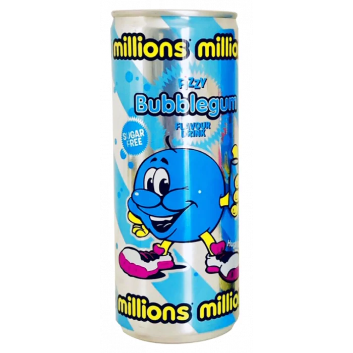 *RARE* Millions Bubblegum Flavour Fizzy Drink - 250ml