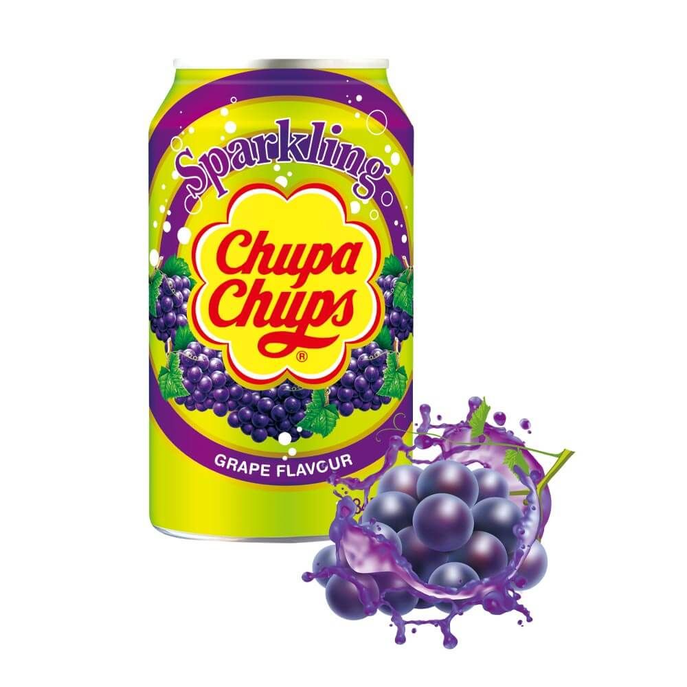 Chupa Chups Sparkling Grape (Korea) - 11.7fl.oz (345ml)