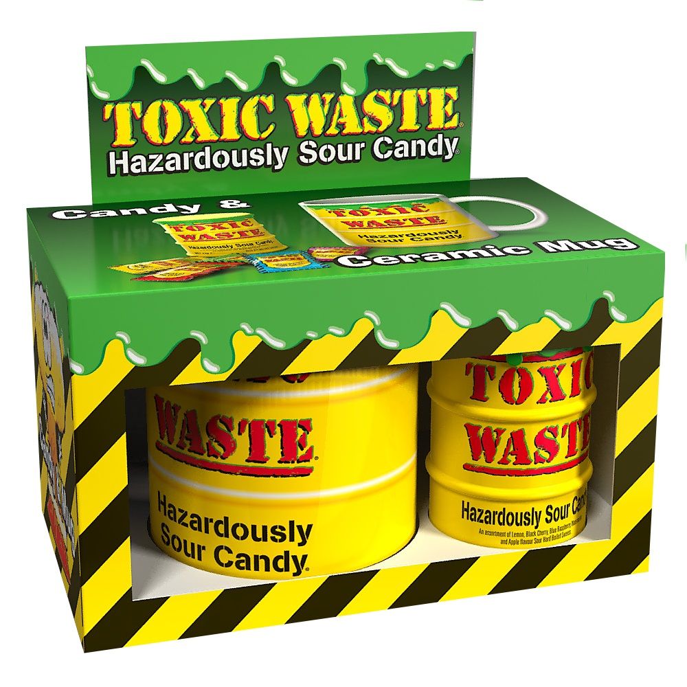 Toxic Waste Sour Candy & Mug Gift Set - 85g
