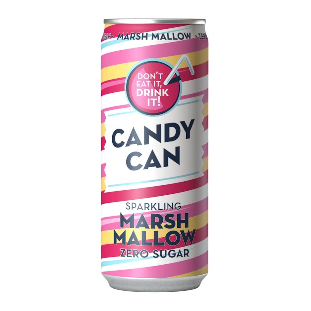 Candy Can Sparkling Marshmallow Zero Sugar Can - 330ml