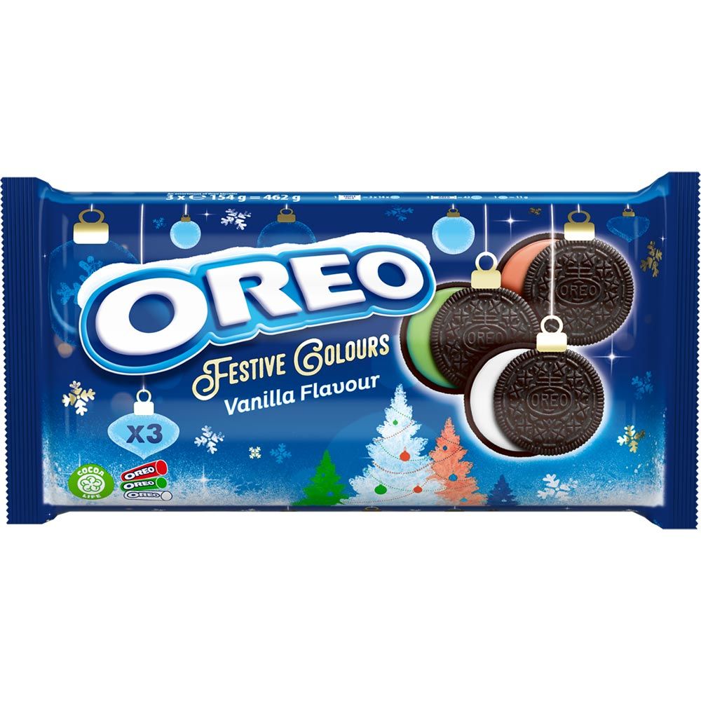 Oreo Limited Edition Christmas Version 'Festive Colours' - 462g