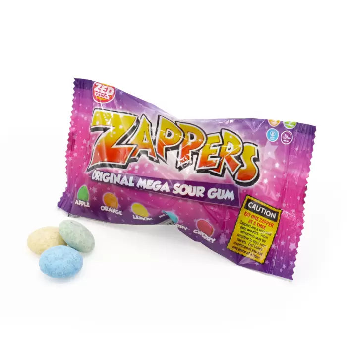 Zappers Original Mega Sour Gum 50g