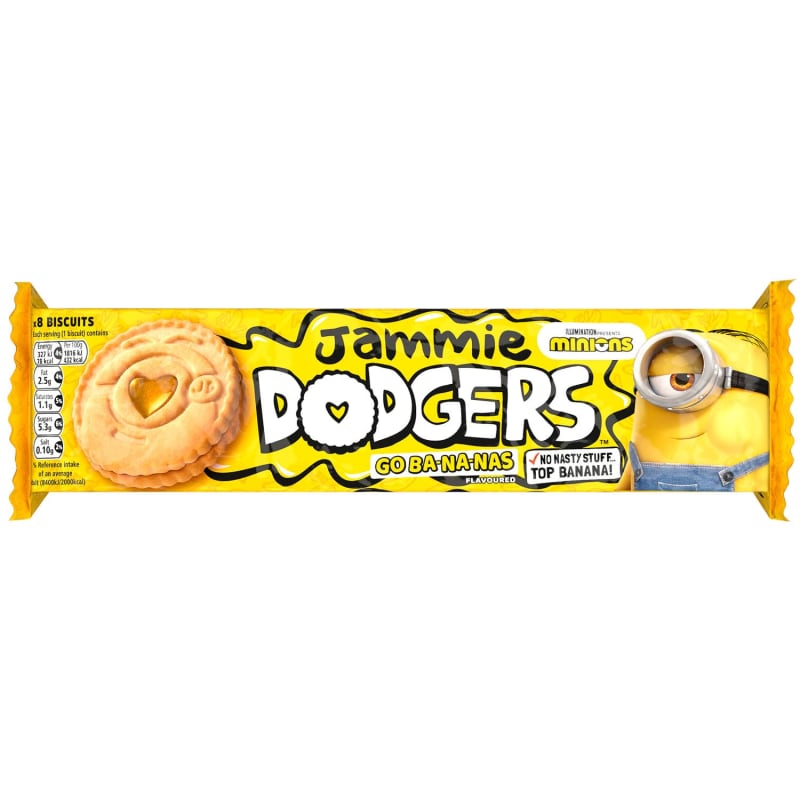 Jammie Dodgers Minions Edition 140g - Go Ba-na-nas