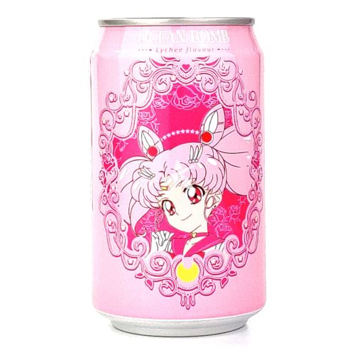 Ocean Bomb Sailor Moon - Lychee Flavour Sparkling Water - 12fl oz (330ml)