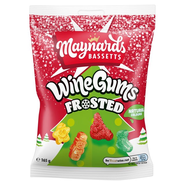 Maynards Bassetts Wine Gums Frosted Sweets Bag 165g