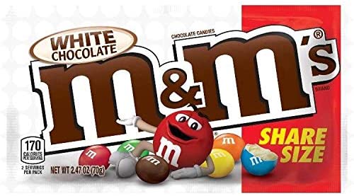 M&M's White Chocolate Share Size - 70g