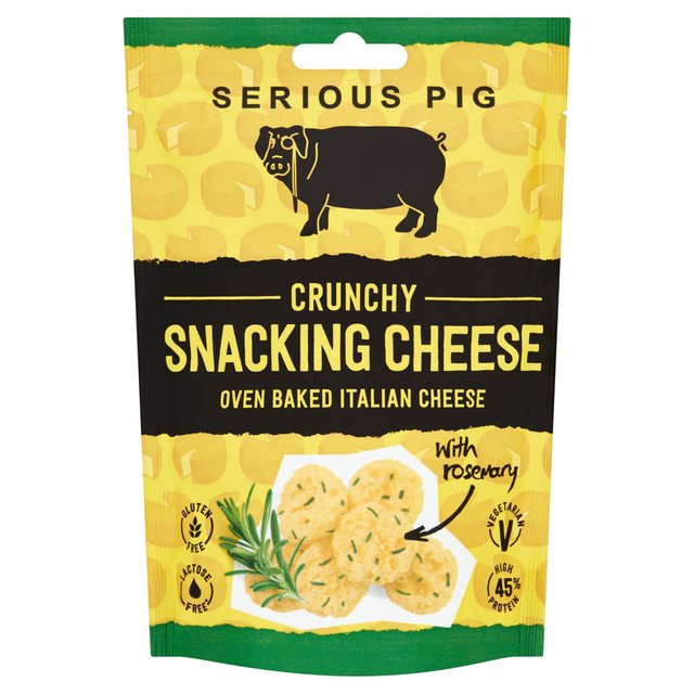 Serious Pig Crunchy Snacking Cheese With Rosemary 24g