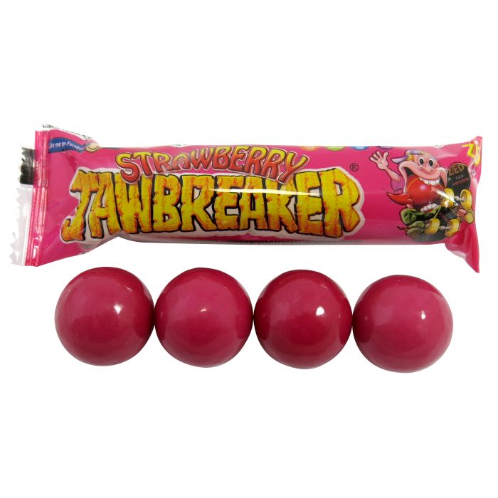 Strawberry Jawbreaker 6 Ball Pack - 1.74oz (49.5g)