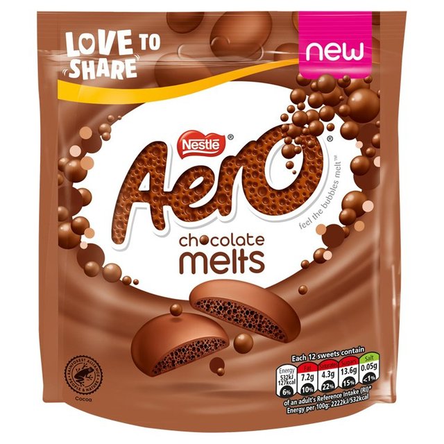 Aero Melts Milk Chocolate Bag 92g