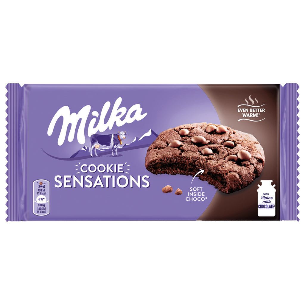 Milka Sensation Soft Choco Double Chocolate - 156g