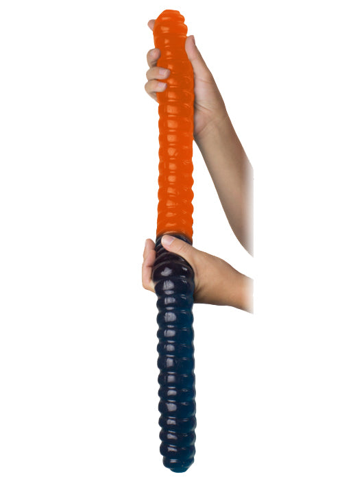 Giant 3lb Gummy Worm - Orange / Blue Raspberry