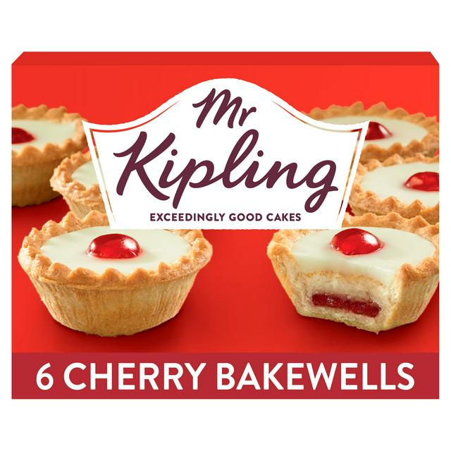 Mr Kipling Cherry Bakewells x6