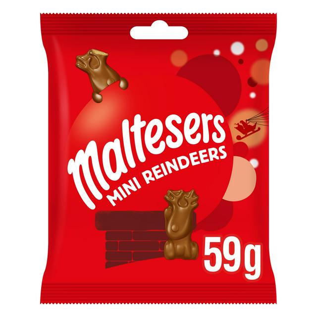 Maltesers Reindeer Chocolate Christmas Mini Treats Bag 59g