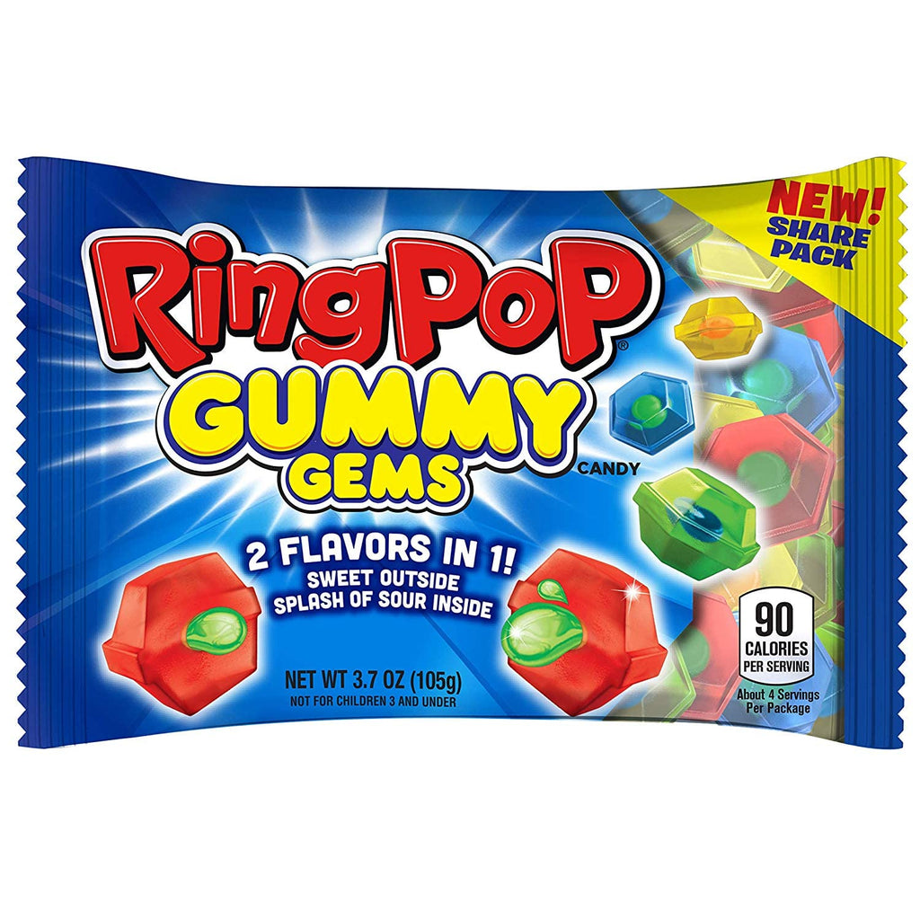 Ring Pop Gummy Gems - 3.7oz (105g)