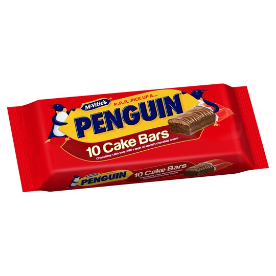 Mcvitie's Penguin Cake Bar 10 Pack
